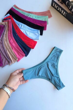 Kit Calcinha Fio Duplo de Poliamida com 10 Peças